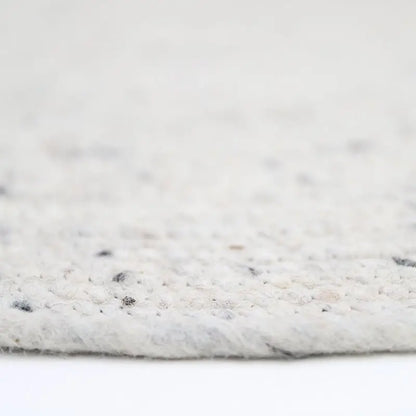 Tapis rond laine feutrée NEETHU NATUREL S - Sueños de Cigueña