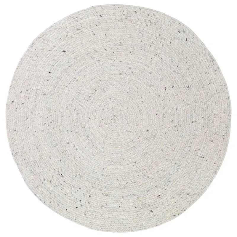 Tapis rond laine feutrée NEETHU NATUREL S - Sueños de Cigueña