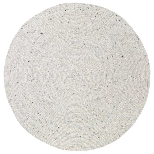 Tapis rond laine feutrée NEETHU NATUREL S - Sueños de Cigueña