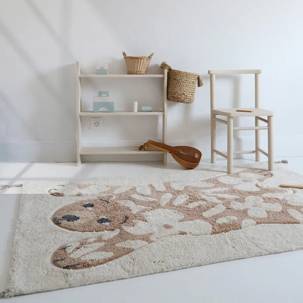 Alfombra Infantil 100x150 FLOWERBEAR - Sueños de Cigueña 