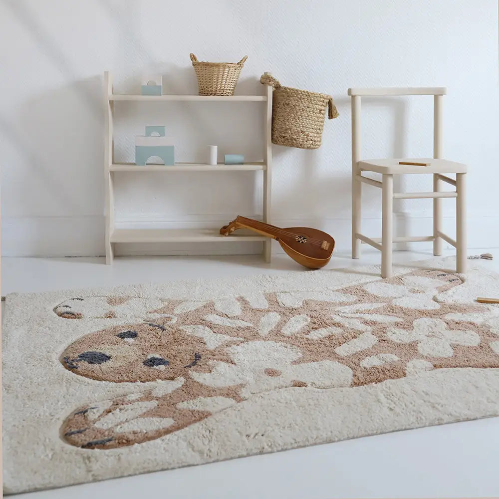 Alfombra Infantil 100x150 FLOWERBEAR - Sueños de Cigueña 