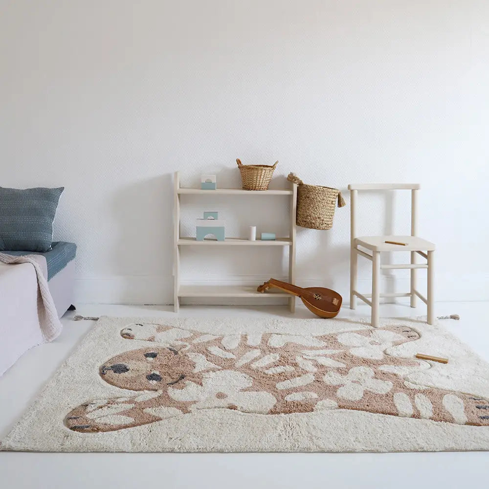 Alfombra Infantil 100x150 FLOWERBEAR - Sueños de Cigueña 