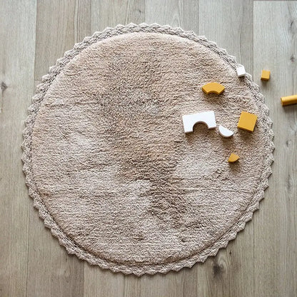 Alfombra Infantil 110 cm PERLA NUDE - Sueños de Cigueña
