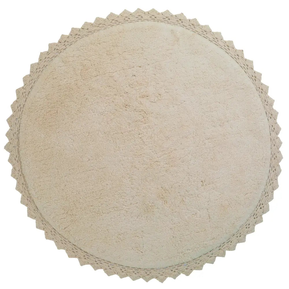 Alfombra Infantil 110 cm PERLA SABLE Algodón Lavable en lavadora - Sueños de Cigueña 