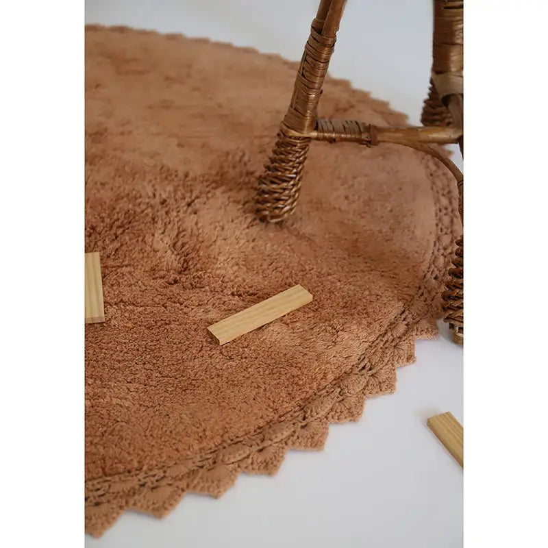 Alfombra Infantil 110 cm PERLA TOFFEE - Sueños de Cigueña