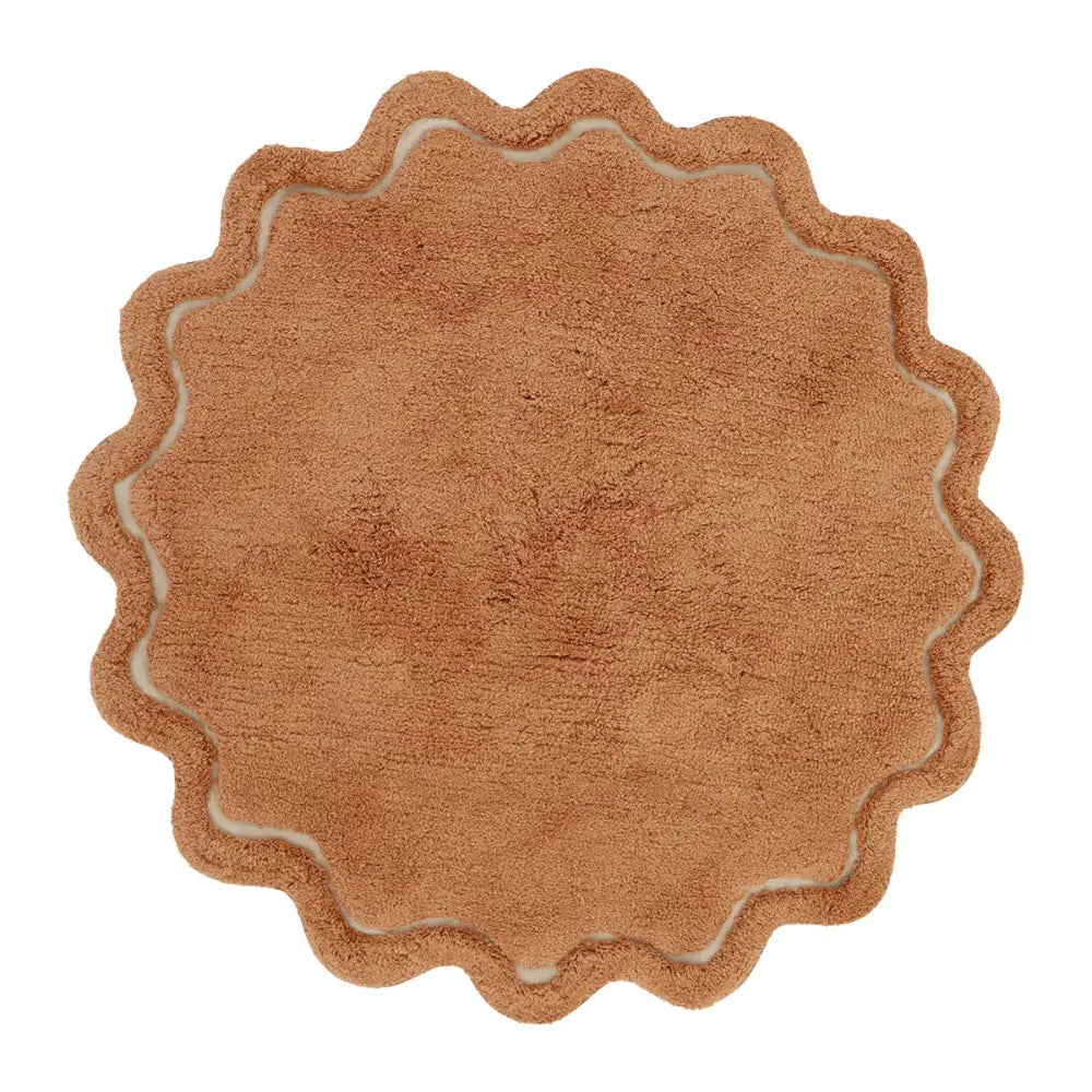 Alfombra Infantil 110 cm SWEET APRIL TOFFEE Algodón Lavable en lavadora - Sueños de Cigueña 