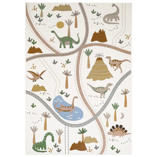 Alfombra Infantil 120x180 LITTLE JURASSIC - Sueños de Cigueña