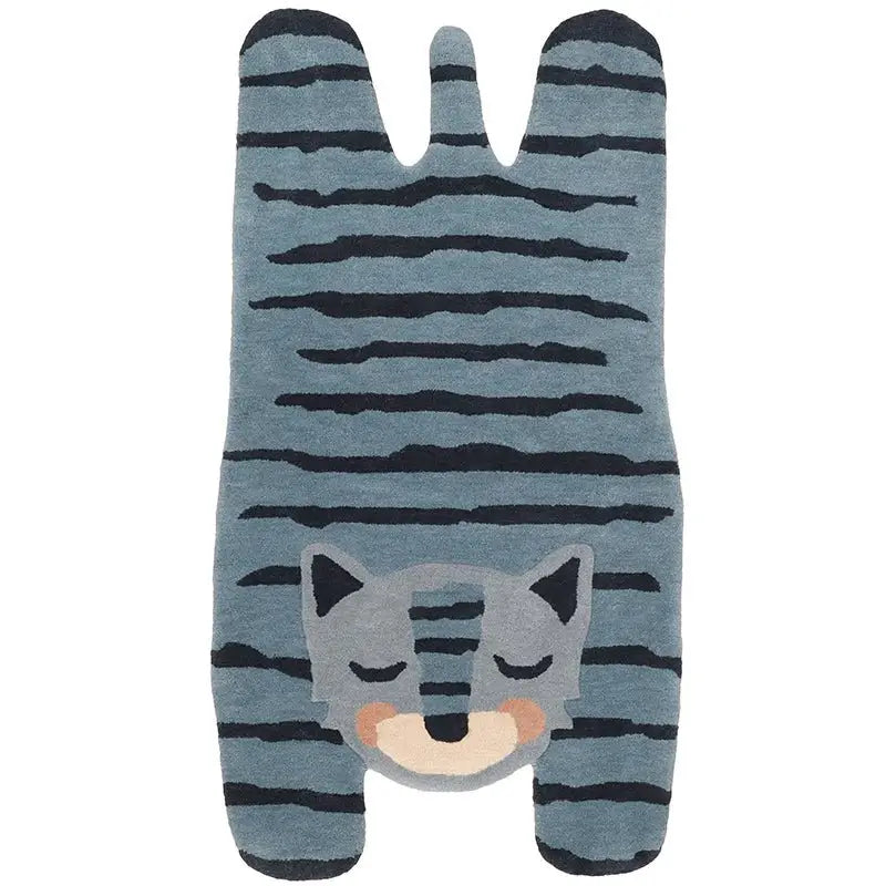 Alfombra Infantil 125 cm BLUE TIGER - Sueños de Cigueña