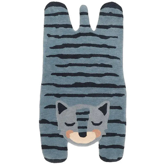 Alfombra Infantil 125 cm BLUE TIGER - Sueños de Cigueña