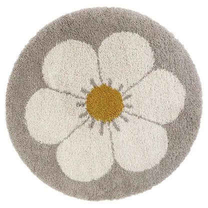 Alfombra Infantil BOHEMIAN DAISY ROND BEIGE - Sueños de Cigueña