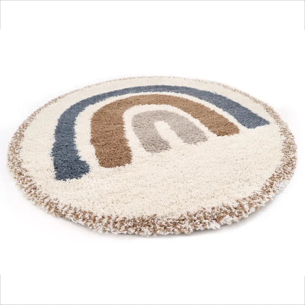 Alfombra infantil Bohemian Rainbow Bleu - Sueños de Cigueña 