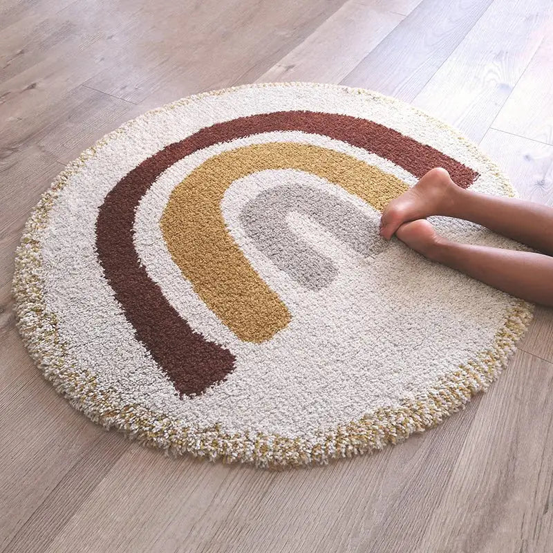 Tapis enfant arc en ciel Bohemian Rainbow - Sueños de Cigueña