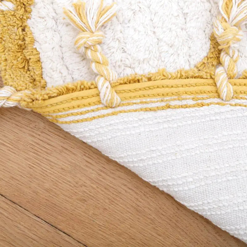 Tapis enfant coton lavable rond CÔME NATUREL MANGUE - Sueños de Cigueña