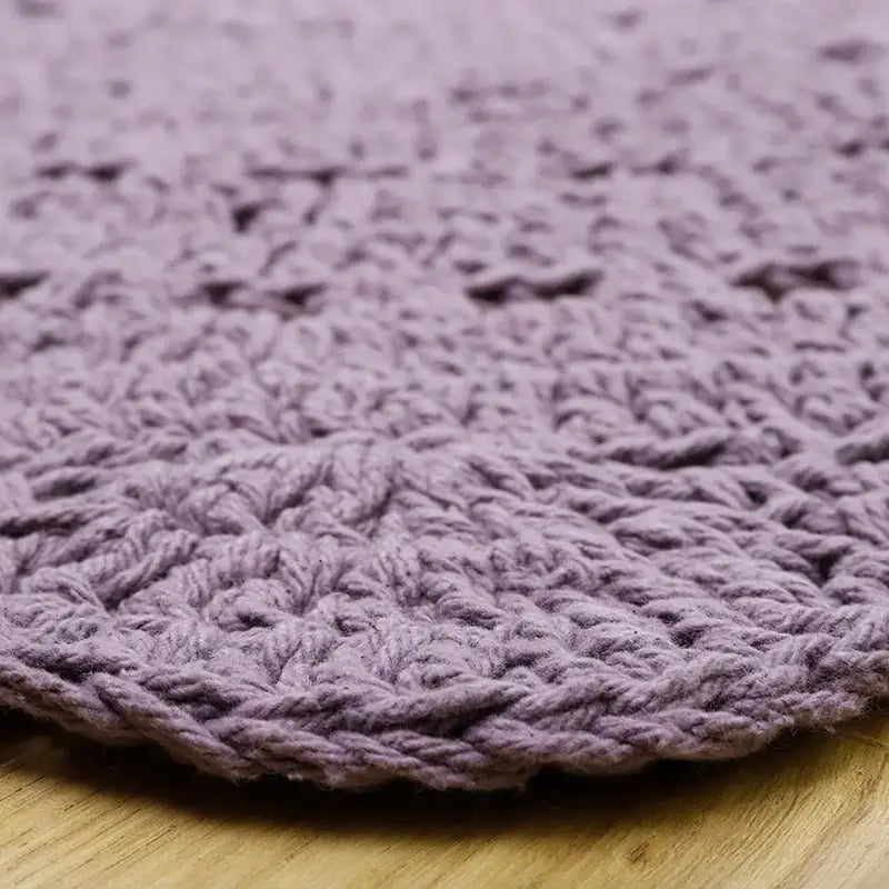 ALMA MAUVE tapis enfant crochet - Sueños de Cigueña
