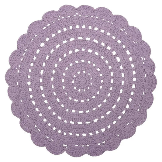 ALMA MAUVE tapis enfant crochet - Sueños de Cigueña