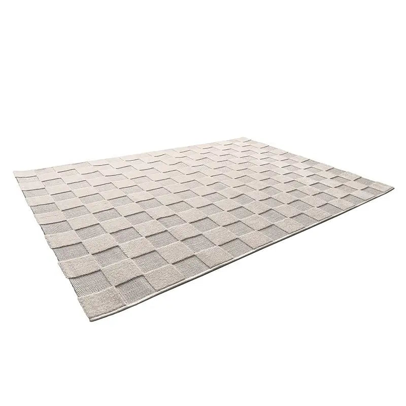 Tapis contemporain design damier DAMAS L - Sueños de Cigueña