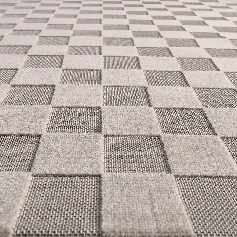 Tapis contemporain design damier DAMAS L - Sueños de Cigueña