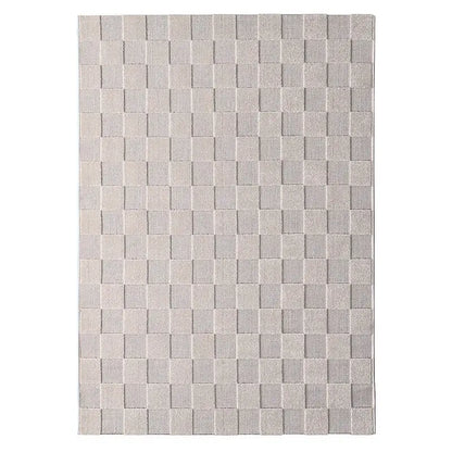 Tapis contemporain design damier DAMAS M - Sueños de Cigueña