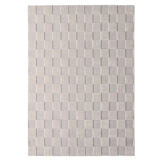 Tapis contemporain design damier DAMAS M - Sueños de Cigueña