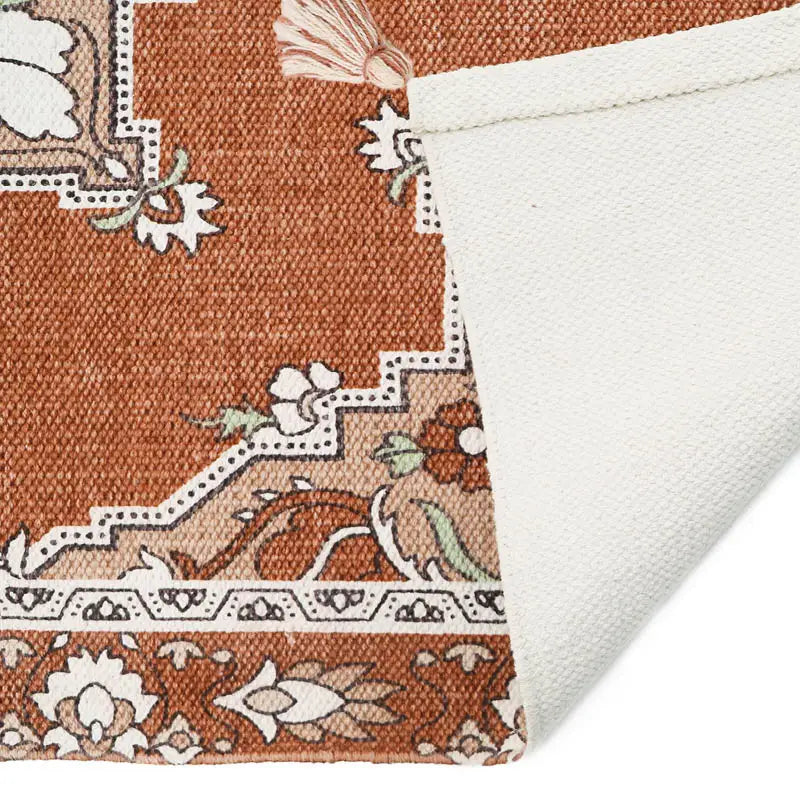 Tapis coton imprimé motif bohème LALITHA - Sueños de Cigueña