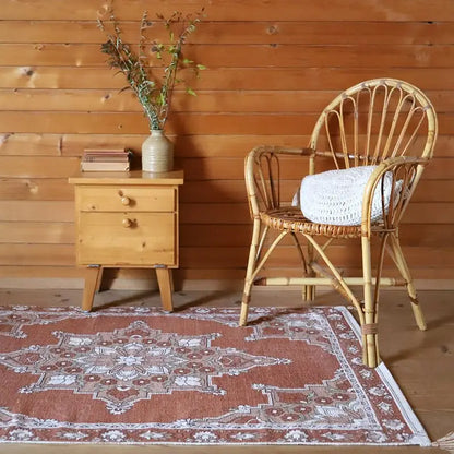 Tapis coton imprimé motif bohème LALITHA - Sueños de Cigueña