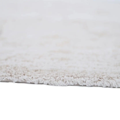 Alfombra infantil de algodón lavable con estampado de flores GENTLE FLORA - Sueños de Cigueña