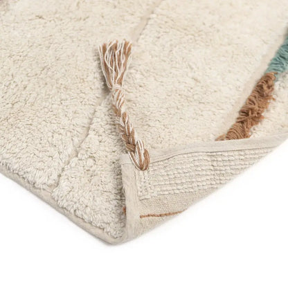 Tapis chambre enfant bohème coton lavable SERENA - Sueños de Cigueña
