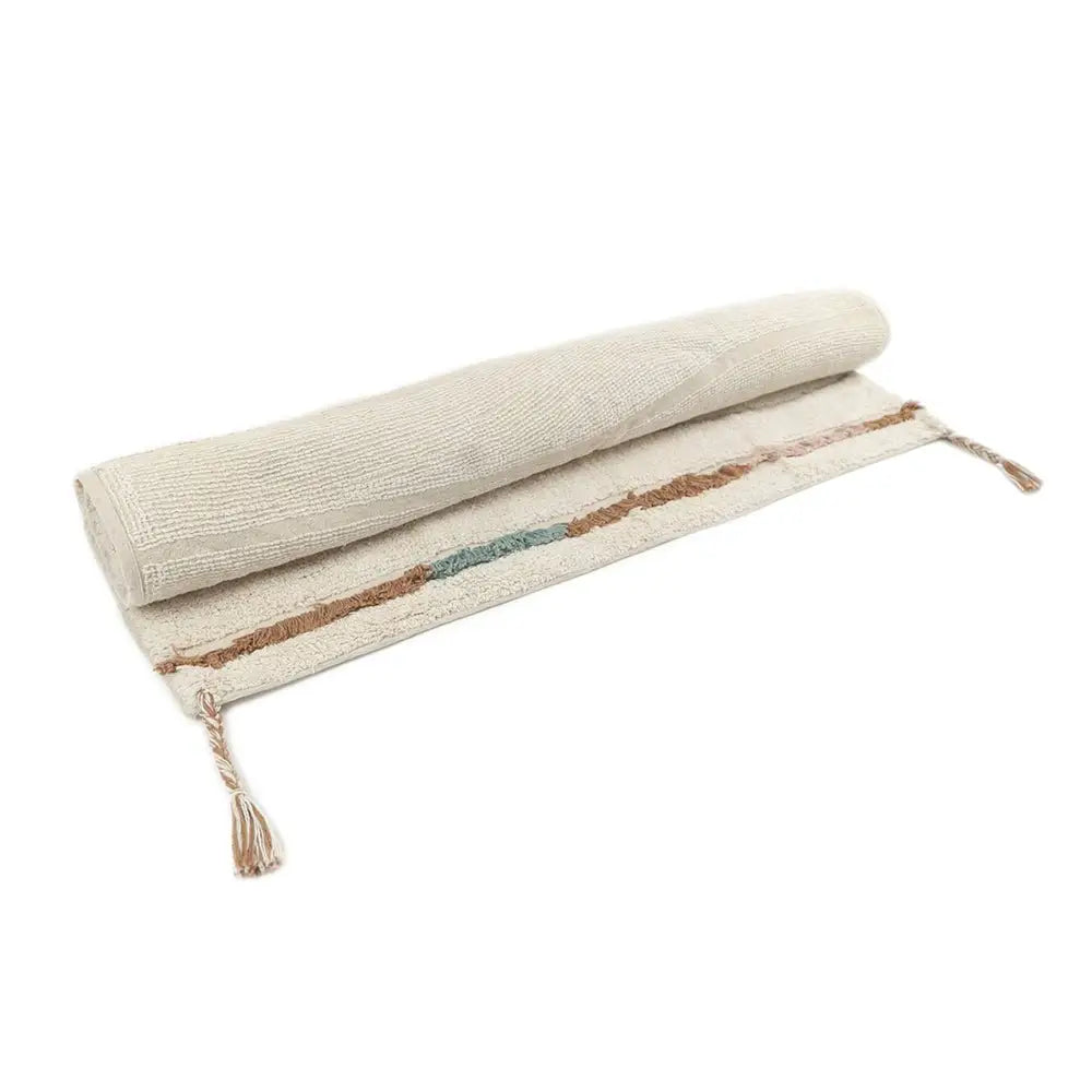 Tapis chambre enfant bohème coton lavable SERENA - Sueños de Cigueña