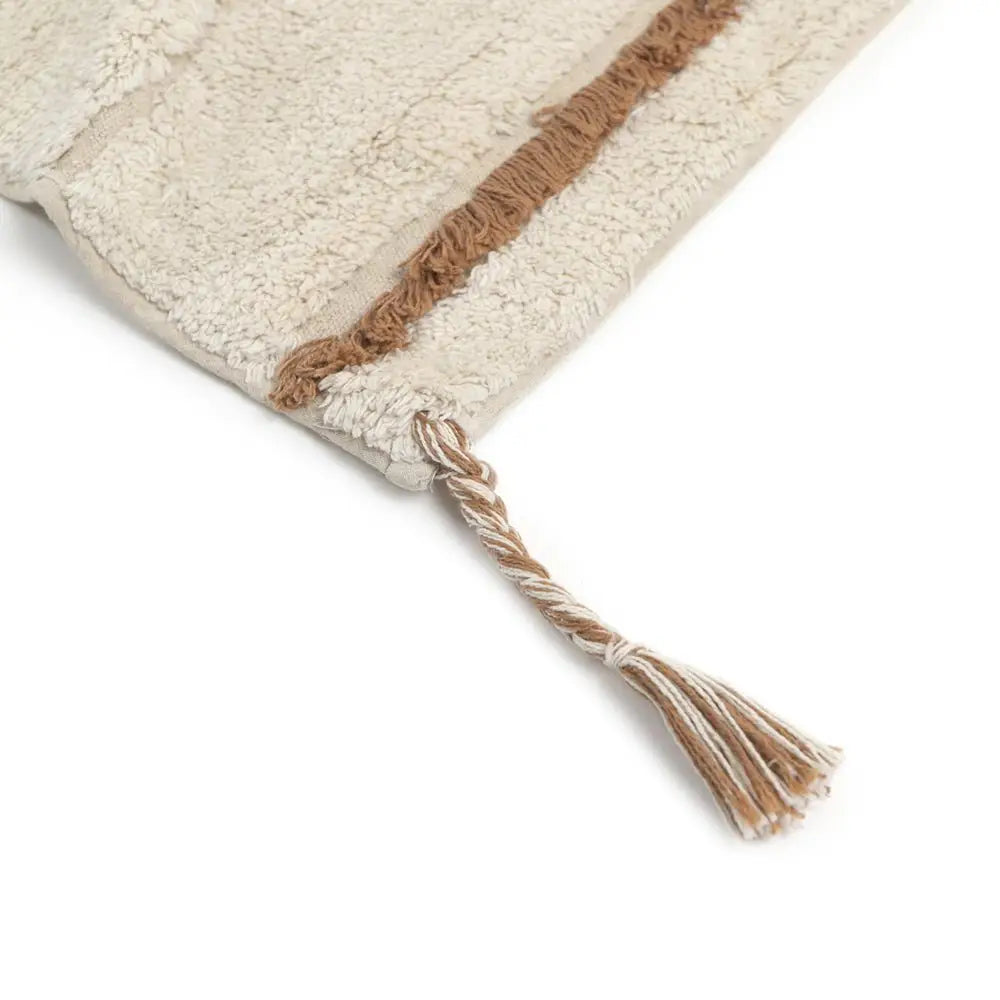 Tapis chambre enfant bohème coton lavable SERENA L - Sueños de Cigueña
