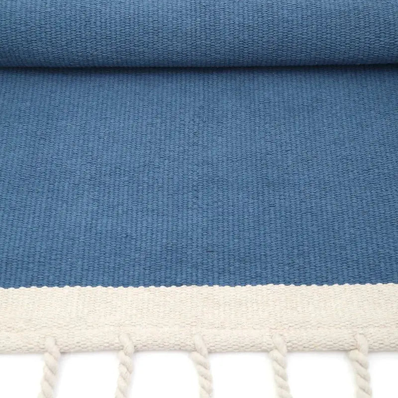 Tapis coton LISBOA BLEU - Sueños de Cigueña