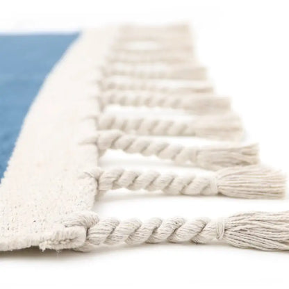 Tapis coton LISBOA BLEU - Sueños de Cigueña