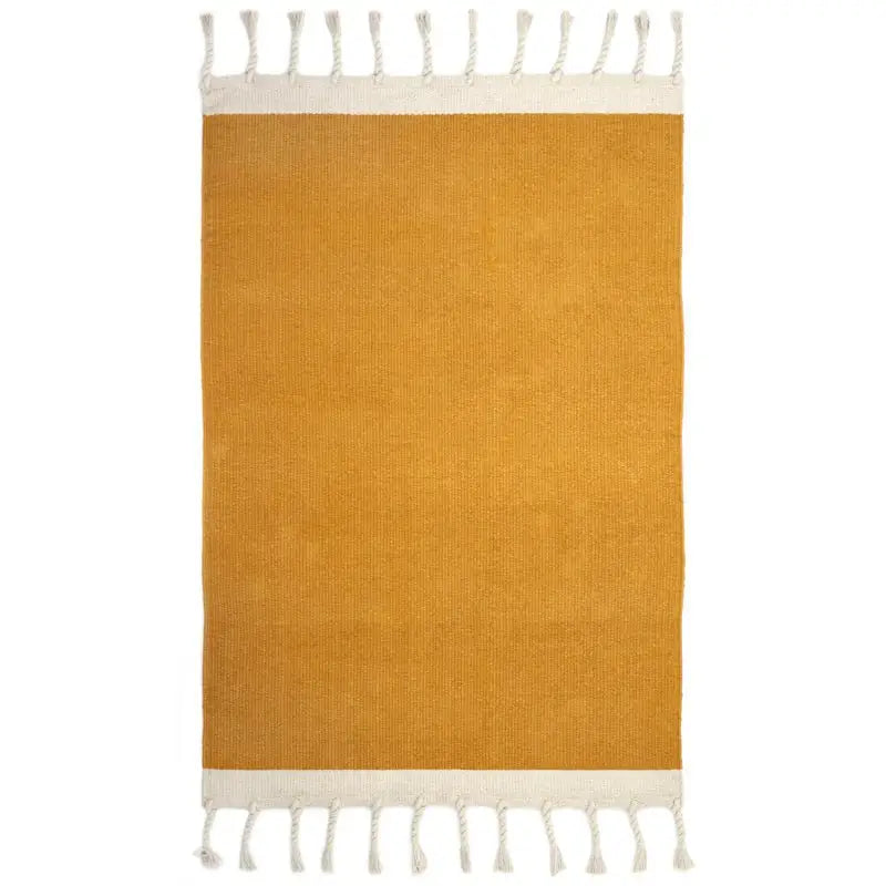 Tapis coton LISBOA MOUTARDE - Sueños de Cigueña