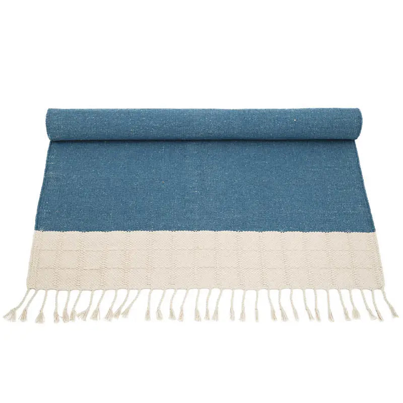 Tapis chambre coton LUCIA BLEU - Sueños de Cigueña