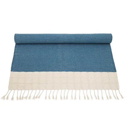 Tapis chambre coton LUCIA BLEU - Sueños de Cigueña