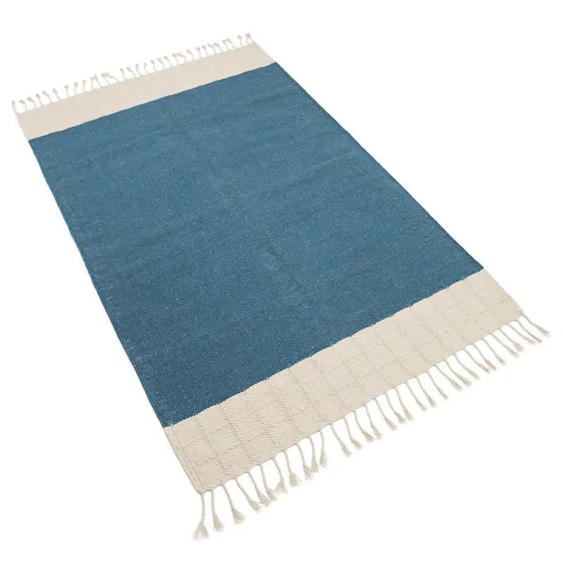 Tapis chambre coton LUCIA BLEU - Sueños de Cigueña