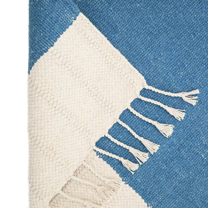 Tapis chambre coton LUCIA BLEU - Sueños de Cigueña