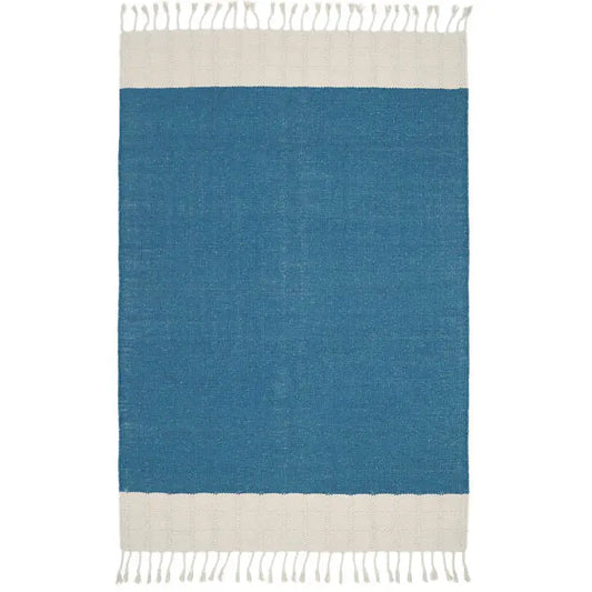 Tapis chambre coton LUCIA BLEU - Sueños de Cigueña