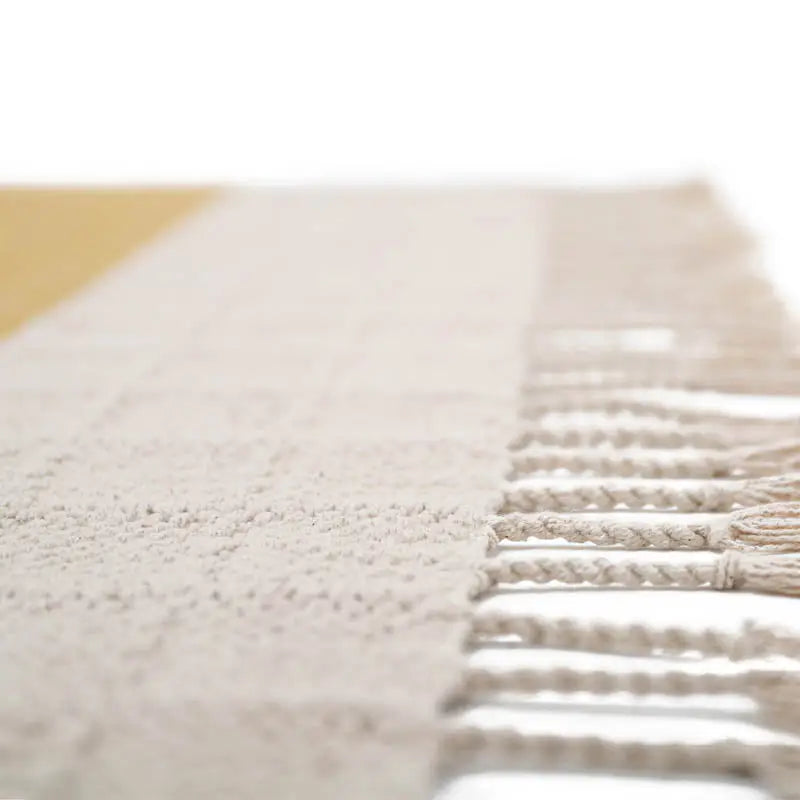 Tapis chambre coton LUCIA MOUTARDE - Sueños de Cigueña
