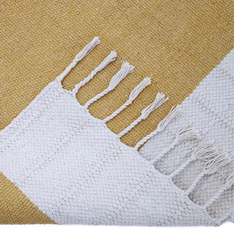 Tapis chambre coton LUCIA MOUTARDE - Sueños de Cigueña