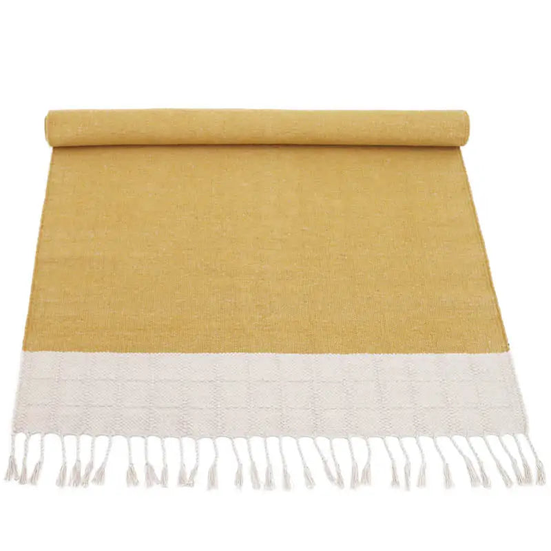 Tapis chambre coton LUCIA MOUTARDE - Sueños de Cigueña