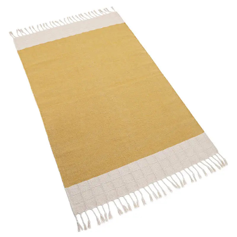 Tapis chambre coton LUCIA MOUTARDE - Sueños de Cigueña