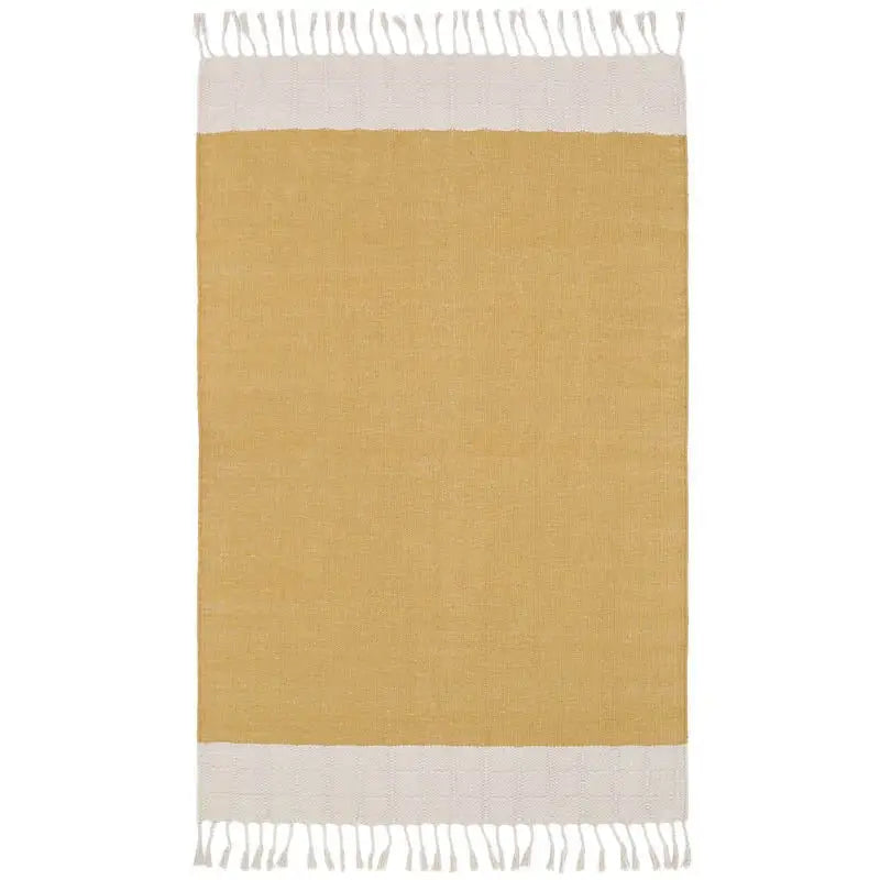 Tapis chambre coton LUCIA MOUTARDE - Sueños de Cigueña