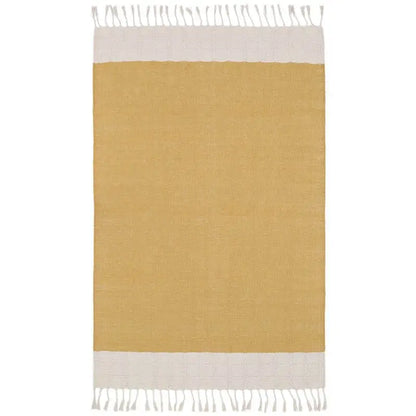 Tapis chambre coton LUCIA MOUTARDE - Sueños de Cigueña