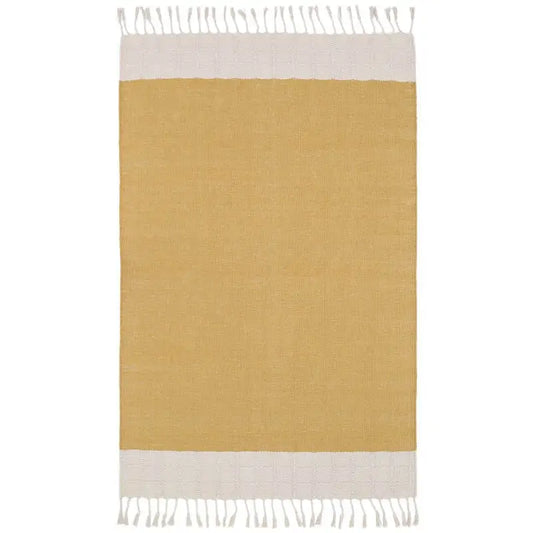 Tapis chambre coton LUCIA MOUTARDE - Sueños de Cigueña