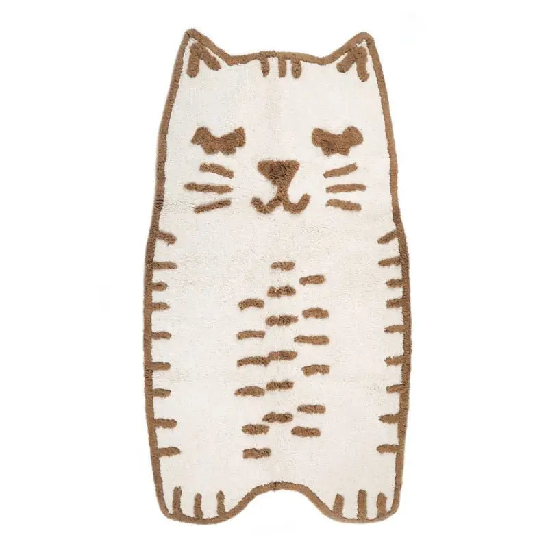 Tapis chambre enfant coton lavable petit chat LITTLE CHARLIE - Sueños de Cigueña