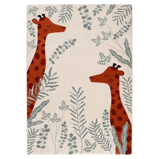 Tapis chambre enfant girafes NISU L - Sueños de Cigueña