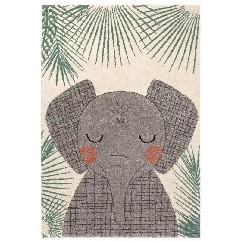 Tapis chambre enfant éléphant JUNKO - Sueños de Cigueña