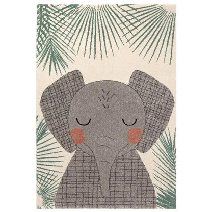 Tapis chambre enfant éléphant JUNKO - Sueños de Cigueña