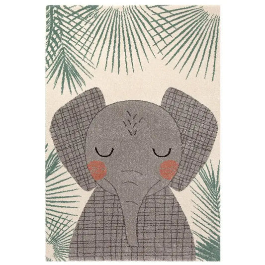 Tapis chambre enfant éléphant JUNKO - Sueños de Cigueña
