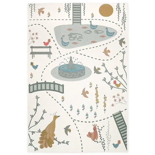 Tapis de jeu enfant indoor & outdoor BIRD PARADISE - Sueños de Cigueña